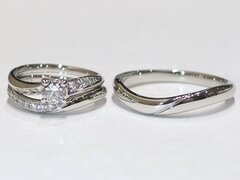 広島市西区兵頭様ご夫妻の婚約指輪と結婚指輪