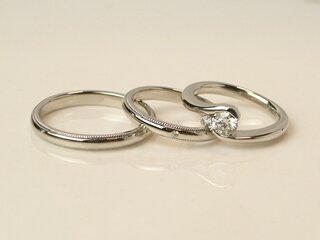 小野夫妻の婚約指輪と結婚指輪