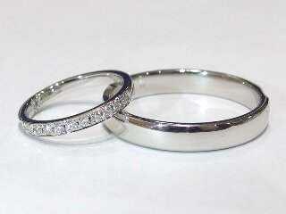 広島市中区宮本様ご夫妻の結婚指輪