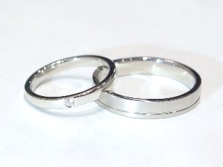 長谷川様ご夫妻の結婚指輪