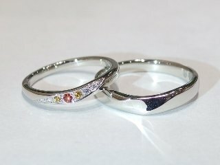 広島市安芸区太田夫妻の結婚指輪