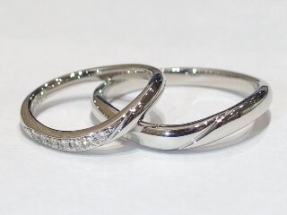 広島市西区兵頭様ご夫妻の結婚指輪