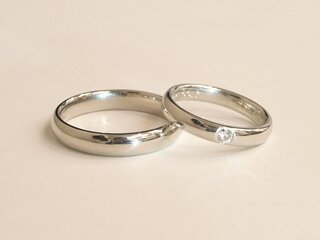 林夫妻の結婚指輪