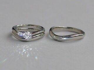 池内夫妻の婚約指輪と結婚指輪