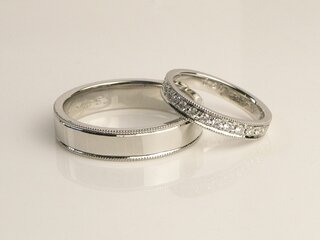 西本夫妻の結婚指輪