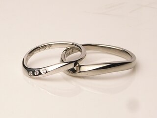 飯石夫妻の結婚指輪
