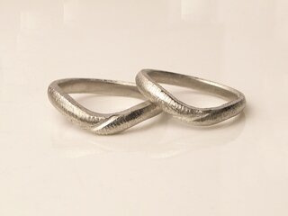清水夫妻の結婚指輪仮作り